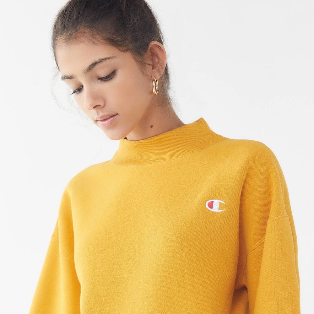 Champion Reverse Weave Mock-Neck Sweatshirt